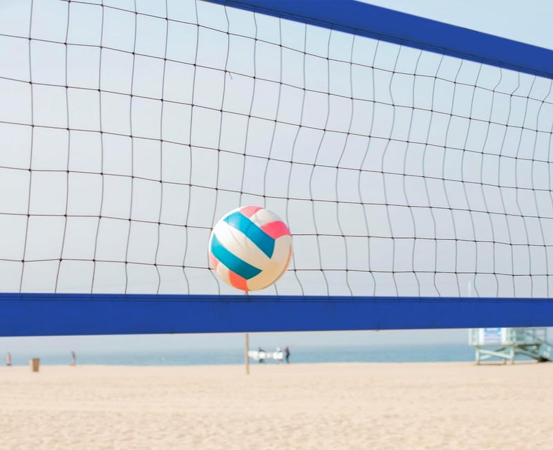CVT Professional Volleyball Net Outdoor Heavy Duty with Aircraft Steel Cable 32X3Ft Villeyball Official Size Best Voleybol Vollyball Net Heavy Duty Volley Ball Net Volleyball Nets Volleyball Ball Net Only - Image 4